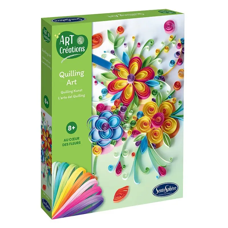 Quilling Art In het Hart van de Bloemen - SentoSphère