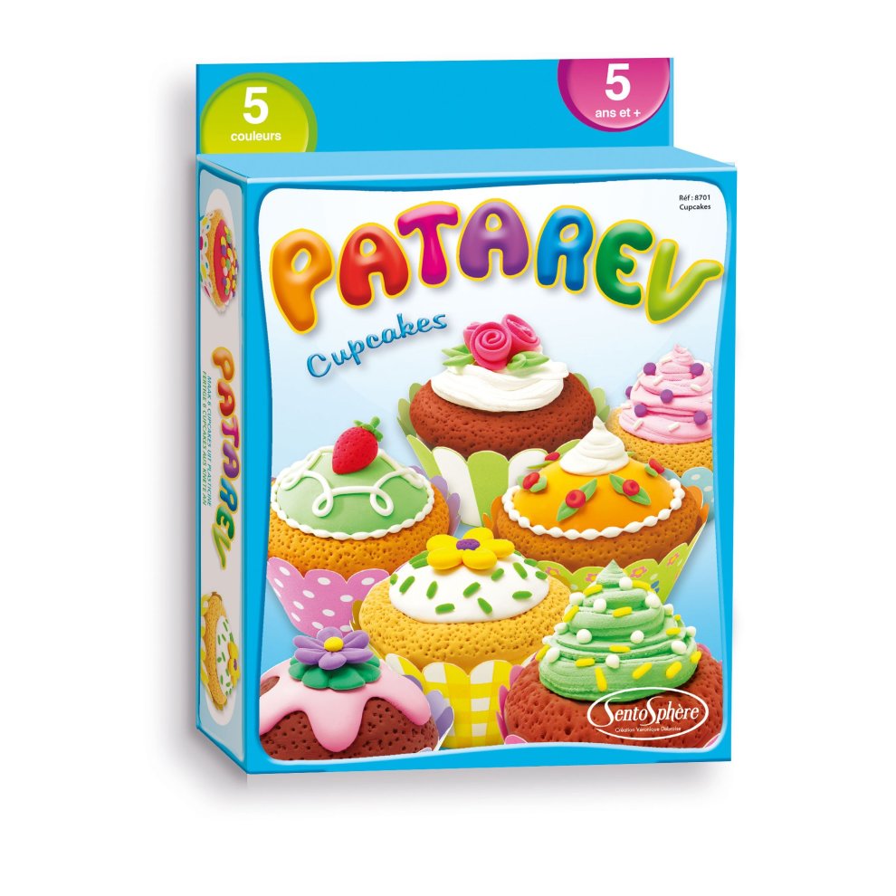 Boetseerklei Patarev Cupcakes - Sentosphère