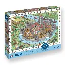 Puzzel Le Château Fort 100 stukjes - Calypto