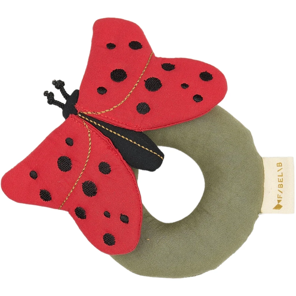 Rattle - Ladybug - Fabelab