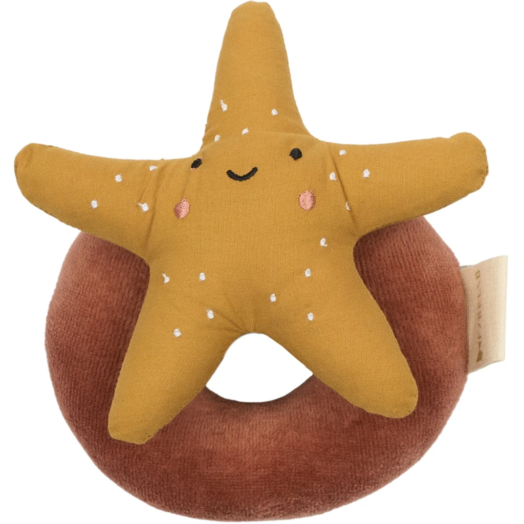 Hochet Starfish Ash Rose - Fabelab