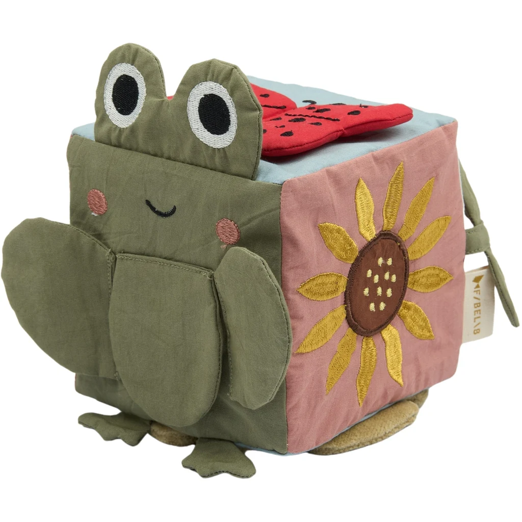 Cube en tissus Garden - Deep lichen green - Fabelab