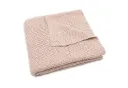 Crib Blanket 75x100cm Basic knit Wild Rose - Jollein