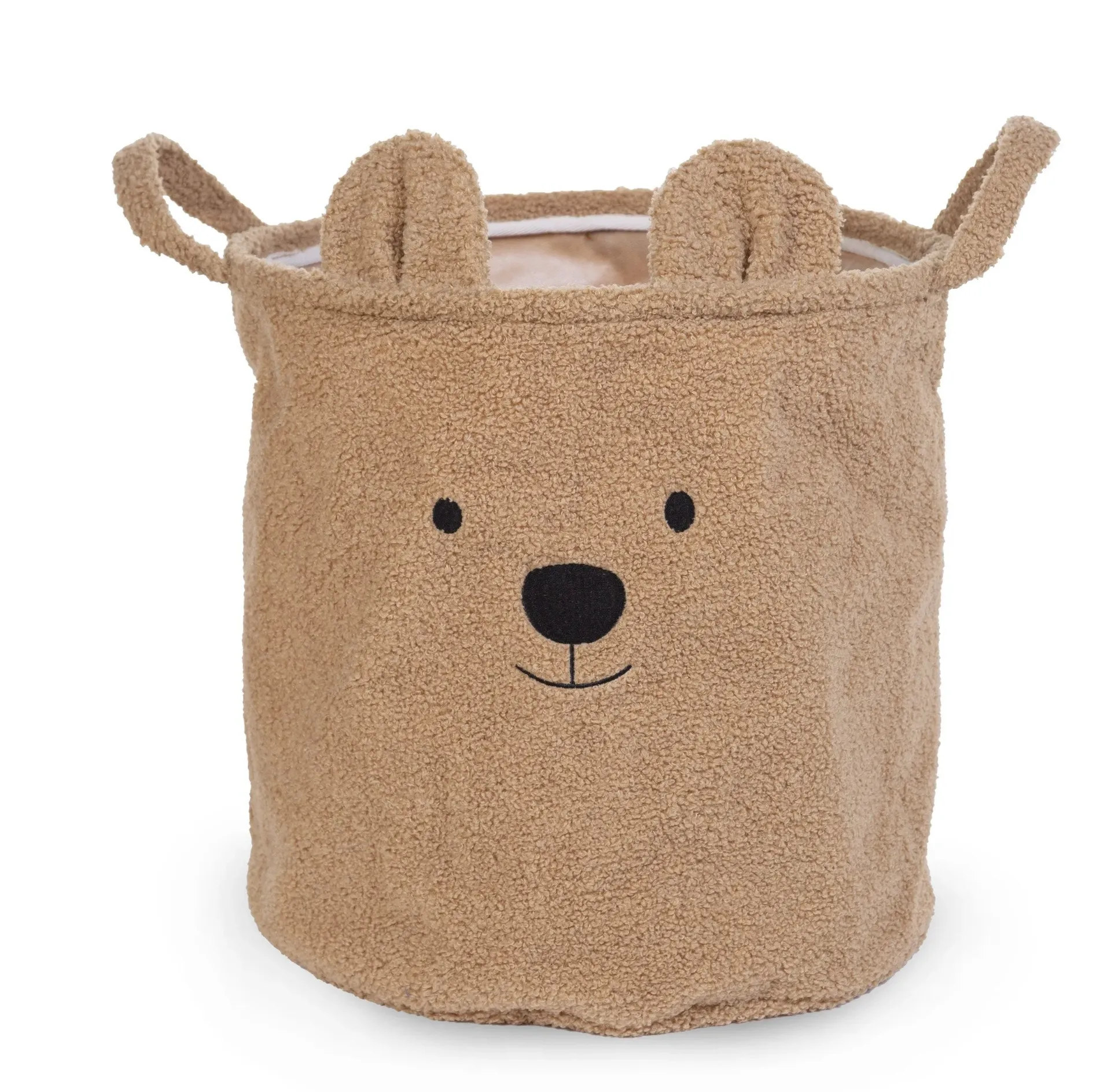 Panier de rangement Teddy Beige 40x40x40cm - Childhome