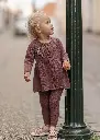 Ulla Cardigan Rose Taupe - Hänevild