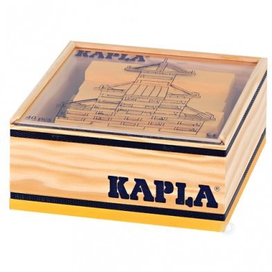 [LISTECELESTIN17] Kapla Carré Jaune 40 pièces - Liste de cadeaux d'anniversaire pour Célestin