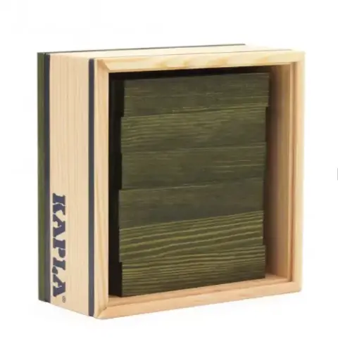 [LISTECELESTIN18] Kapla Carré Vert kaki 40 pièces - Liste de cadeaux d'anniversaire pour Célestin