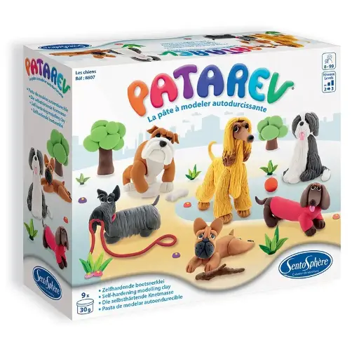 [LISTECELESTIN21] Patarev Pâte à Modeler Les Chiens - SentoSphère