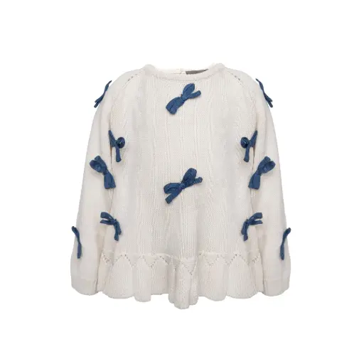 Pull More bows Ivory - Hänevild