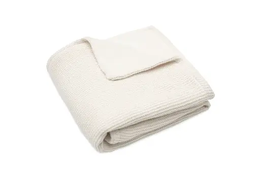 [LISTEDEMARINEETGABIN09] Couverture Basic Knit Nougat Fleece - Liste de naissance de Marine Falmagne et Gabin Vranckx