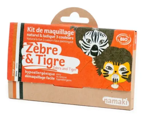 Kit de maquillage Zèbre & Tigre - Liste de cadeaux d'anniversaire pour Edouard