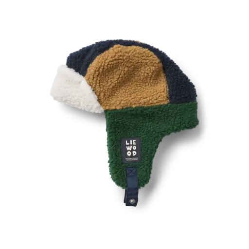 Bonnet en polaire Bravo Classic navy multi mix - Liewood