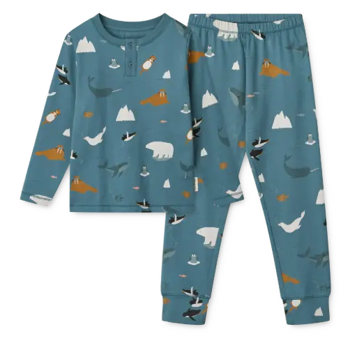 Ensemble de Pyjama à imprimé Wilhelm Arctic Sea Ocean view - Liewood