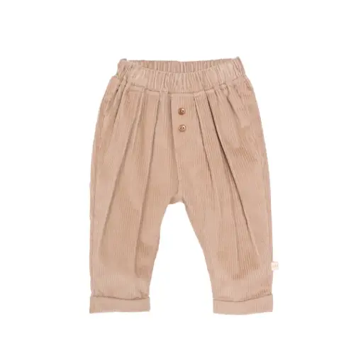 Pantalon en velours côtelé Paco Café au Lait - Les Petites Choses