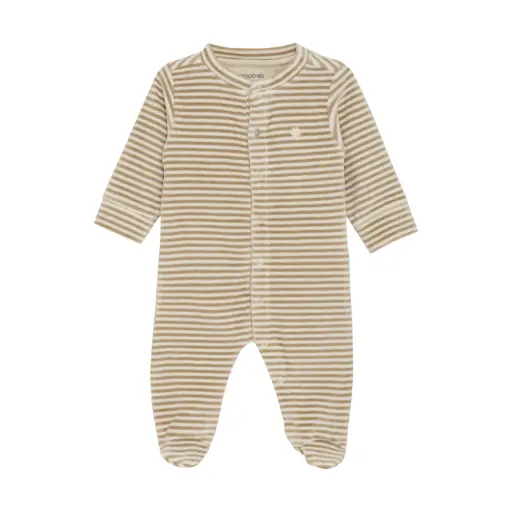 [LISTEMAELLEETOLIVIER14] Pyjama Souci Stripe Pattern Off White taille 3 mois - Liste de naissance de Maëlle Dewals et Olivier Parisi