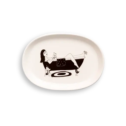 [HB-POSOD-HOTR] Porte-savon en porcelaine How to relax - Helen b