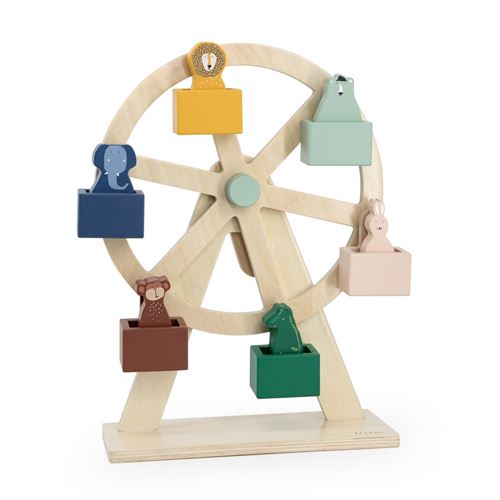 [LISTESAINTNICOLASCAMILLE11] Grande Roue en bois Animaux - Liste de Saint-Nicolas de Camille