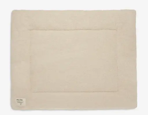 [LISTELAURAETJAWAD01] Tapis de parc Playpen Bouclé Naturel 75 x 95 cm - Liste de naissance de Laura Mertens et Jawad Tahraoui