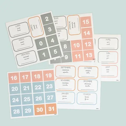 Puzzle magnétique Calendrier - Ferflex