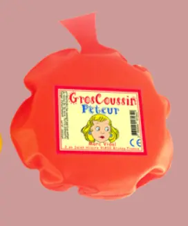 [LISTECELESTIN07] Gros coussin péteur Rouge - Liste de cadeaux d'anniversaire pour Célestin