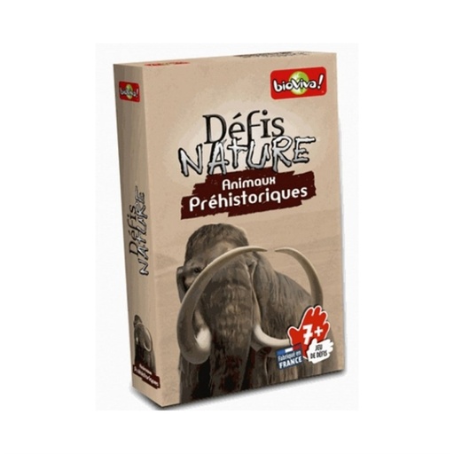 [LISTECELESTIN15] Jeu de cartes Défis Nature Animaux Préhistoriques - Liste de cadeaux d'anniversaire pour Célestin